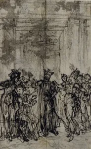 Morality Prints: Study for Vignette in Jean Francois Marmontels Contes Moraux, c. 1765