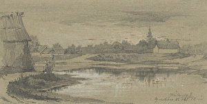 Eugen Wallachy Prints: Study from the village of Ujverbasz, 1882. Creator: Eugen Wallachy