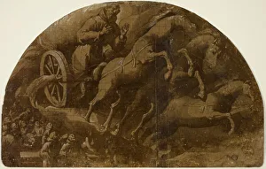 Lead White Prints: Study for the Vision of Saint Francis of Assisi Taken to Heaven in a Fiery Chariot