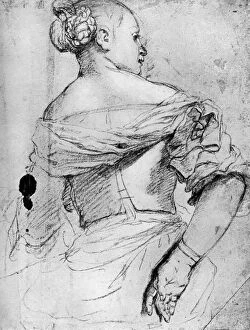 Paolo Caliari Gallery: Study of a woman, 1913.Artist: Paolo Veronese