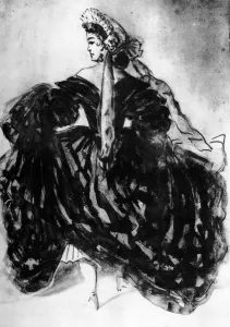 Study of a Woman, 19th century, (1930). Artist: Constantin Guys