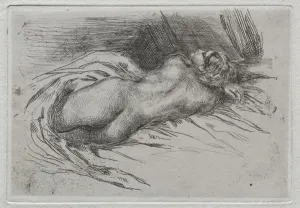 1798 1863 Prints: Study of a Woman Seen from the Back, 1833. Creator: Eugene Delacroix (French, 1798-1863)