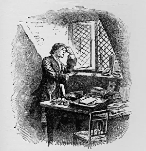 Observing Gallery: Studying the formation of clouds from his attic, c1918