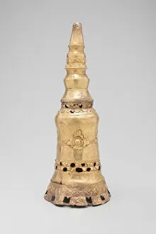 Repousse Gallery: Stupa Reliquary, 9th / 10th century. Creator: Unknown