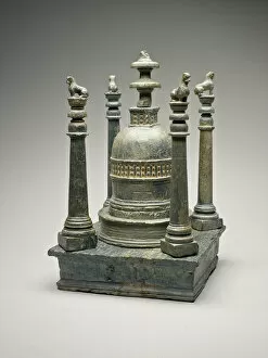 Stupa Reliquary, Kushan period, about 2nd century. Creator: Unknown