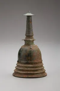 Sri Lankan Gallery: Stupa Reliquary, Polonnaruva period, 12th century. Creator: Unknown