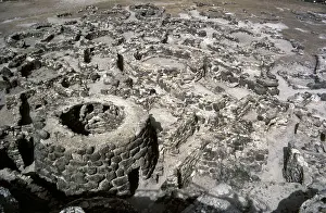 Su Nuraxi di Barumini, Sardinia, Bronze Age, 18th century BC-2nd century AD, (2000). Creator: LTL