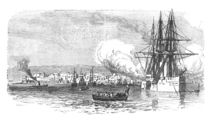 Suakin Prints: Suakim, from the Sea, c1885
