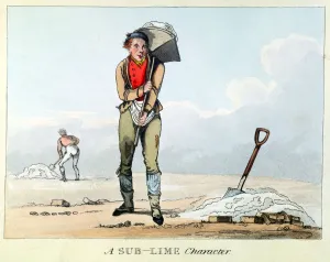 Mortar Prints: A Sub-Lime Character, early 19th century