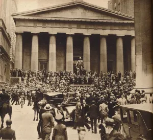 Stock Market Prints: Sub-Treasury, 1929, (1938)
