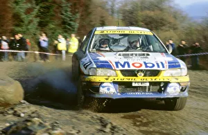 Cornering Prints: Subaru impreza wrc 1998 network Q rally