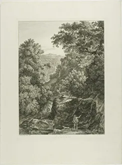 A Subiaco, from Malerisch Radierte Prospekte aus Italien, 1792. Creator: Johann Christian Reinhart