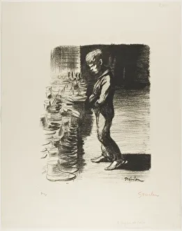 On the Subject of Boots, December 1897. Creator: Theophile Alexandre Steinlen