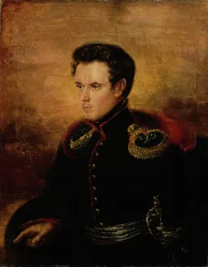 Finnberg Gustaf Vilhelm Prints: Sublieutenant Anton af Tengström, 1826. Creator: Gustaf Wilhelm Finnberg