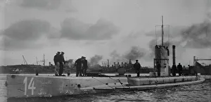 Submarine Prints: Submarine U-14, 17 Nov 1914 (date created and published later)