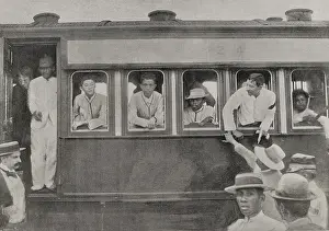 Submission of the main leaders of the Philippine uprising (Philippine Revolution, Philippines, 1898. Creator: Unknown)