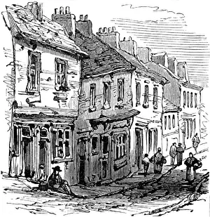 Subsidence Prints: Subsidence of land at the Northwich Salt-Mines, 1881. Creator: Unknown