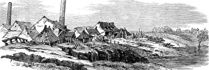 Subsidence Prints: Subsidence of land at the Northwich Salt-Mines, 1881. Creator: Unknown