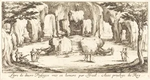 Callot Jacques Collection: Subtitle for 'Various Landscapes', 1635 or after. Creator: Unknown