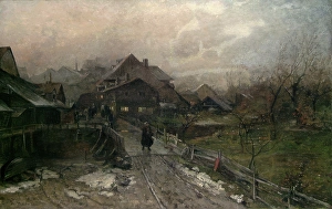 Gerhard Morgenstjerne Munthe Prints: From the Suburb, 1879. Creator: Gerhard Munthe