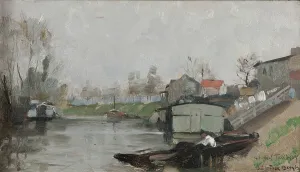 Bergh Sven Richard Prints: Suburb of Paris. Creator: Sven Richard Bergh