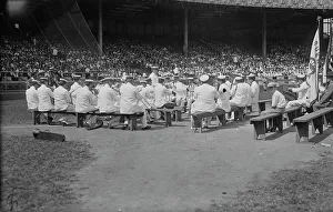Major League Baseball Prints: Subway band, (1917?). Creator: Bain News Service