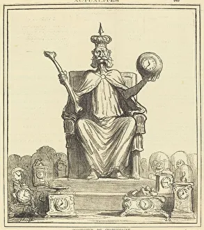 Charlemagne Prints: Successeur de Charlemagne, 1871. Creator: Honore Daumier