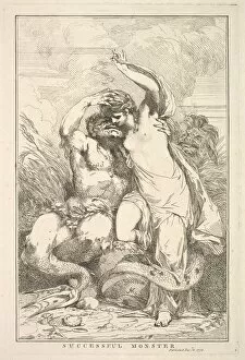 Sir Joshua Collection: Successful Monster (from Fifteen Etchings Dedicated to Sir Joshua Reynolds), December 8