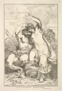 Mortimer Prints: Successful Monster (from Fifteen Etchings Dedicated to Sir Joshua Reynolds), December 8