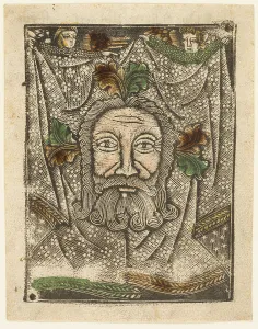 Block Book Prints: The Sudarium, 1460-65. Creator: Unknown