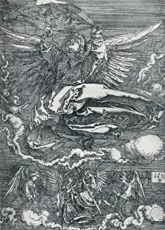 Displaying Gallery: Sudarium Displayed by an Angel, 1516 (1906). Artist: Albrecht Durer