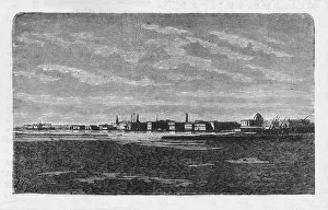 Seaport Prints: Suez, c1882