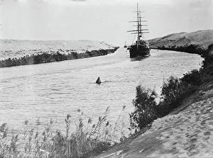 Buoy Prints: Suez Canal, between c1910 and c1915. Creator: Bain News Service
