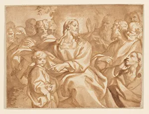 Board Prints: Suffer the Little Children, 1690/1700. Creator: Domenico Piola I