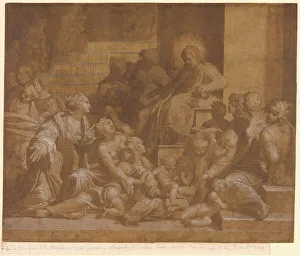 Lead White Prints: Suffer the Little Children to Come unto Me, n.d. Creator: Giambattista Tinti