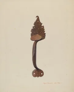 Suffolk Latch, c. 1939. Creator: Regina Henderer