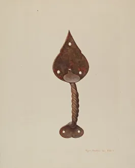 Suffolk Latch, c. 1939. Creator: Regina Henderer