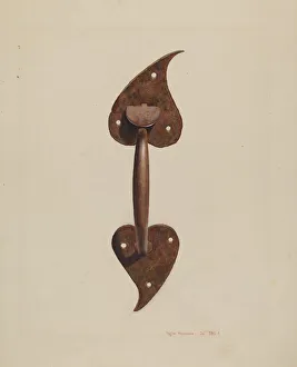 Suffolk Latch, c. 1939. Creator: Regina Henderer