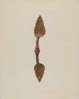 Suffolk Latch, c. 1939. Creator: Regina Henderer