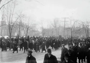 Protester Prints: Suffrage hike to Washington, 1913. Creator: Bain News Service