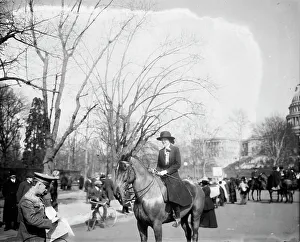 Demonstrating Prints: Suffrage Parade, Alberta Hill, 1913. Creator: Bain News Service