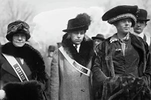 Suffragists Prints: Suffrage parade - Mrs. Mary Bair, Mr[s]