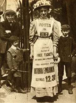 Rights Collection: The Suffragette Housemaid 1908, (1933). Creator: Unknown