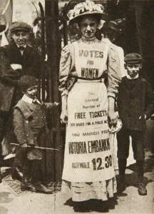 Campaigner Gallery: The suffragette housemaid, 1908. Artist: Central News