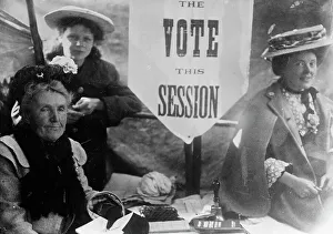 Suffragettes and petitions, between c1910 and c1915. Creator: Bain News Service