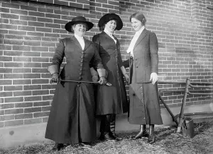 Suffragists Prints: Suffragists Mrs. R. M. McLennan and Mrs
