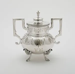 Sugar Basin, part of Tea and Coffee Set, 1878. Creator: Rogers Smith and Company Sugar Basin, part of Tea and Coffee Set, 1878. Creator: Rogers Smith and Company