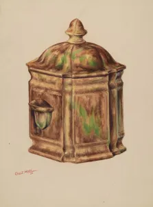 Charles Moss Prints: Sugar Bowl, 1938. Creator: Charles Moss