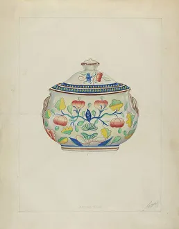 Sugarbowl Prints: Sugar Bowl, c. 1936. Creator: Arthur Wegg