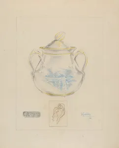Item Gallery: Sugar Bowl, c. 1936. Creator: Joseph Sudek